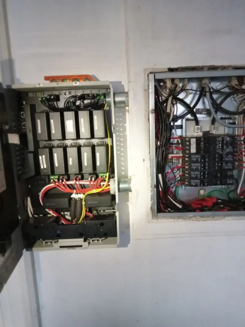 Electrical panel upgrade completed for Security Camera Wiring in Costa Mesa